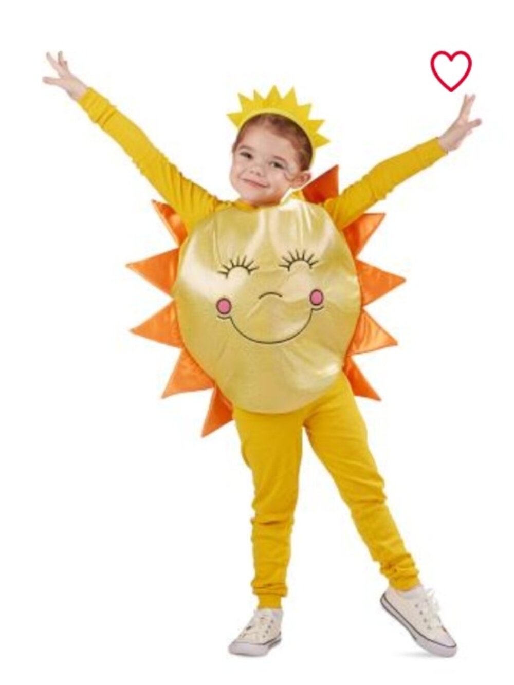 NWT FUN OF A KIND Kids 2pc Sunshine Costume With Headband